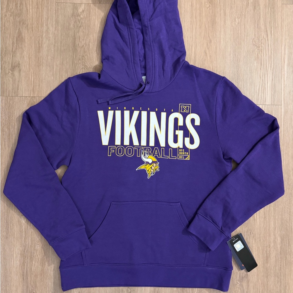 Minnesota Vikings Football Fanatics NFL Apparel Pullover Hoodie Men's Medium